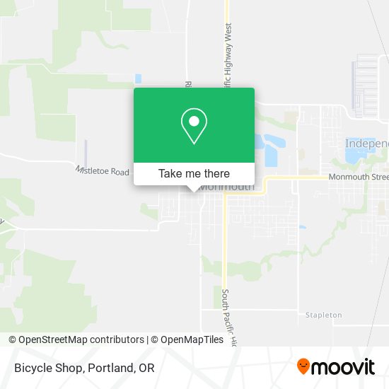 Bicycle Shop map