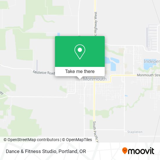 Mapa de Dance & Fitness Studio