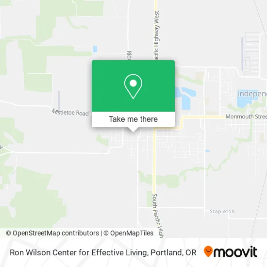 Ron Wilson Center for Effective Living map