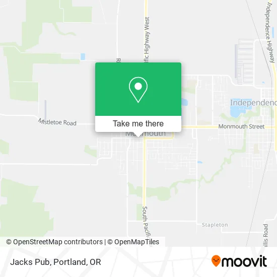 Jacks Pub map