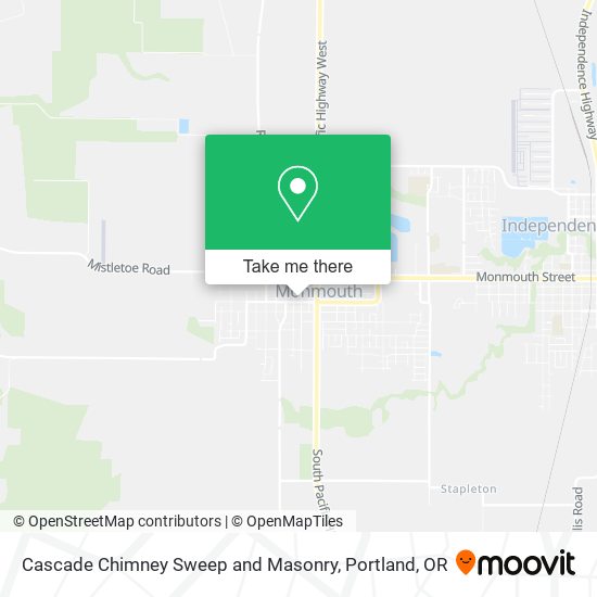 Mapa de Cascade Chimney Sweep and Masonry