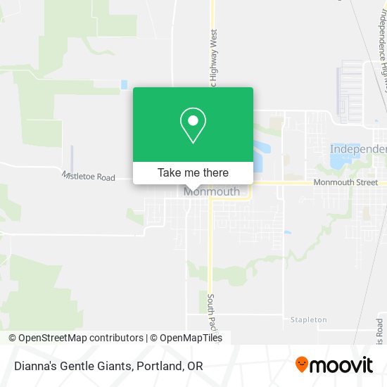 Dianna's Gentle Giants map