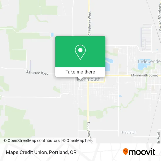 Maps Credit Union map