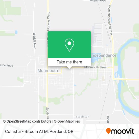 Coinstar - Bitcoin ATM map