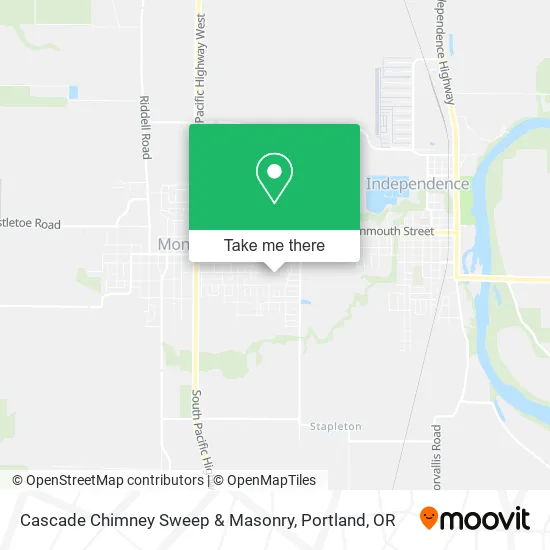 Cascade Chimney Sweep & Masonry map