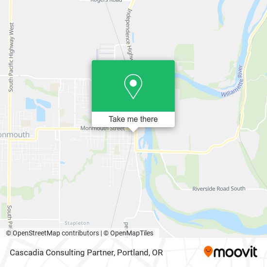 Cascadia Consulting Partner map