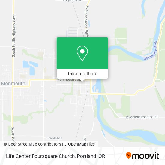 Mapa de Life Center Foursquare Church