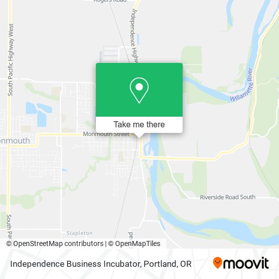 Independence Business Incubator map