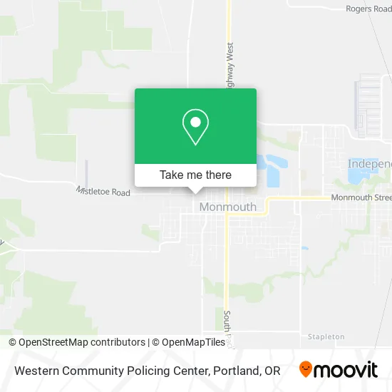 Mapa de Western Community Policing Center