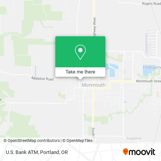 U.S. Bank ATM map