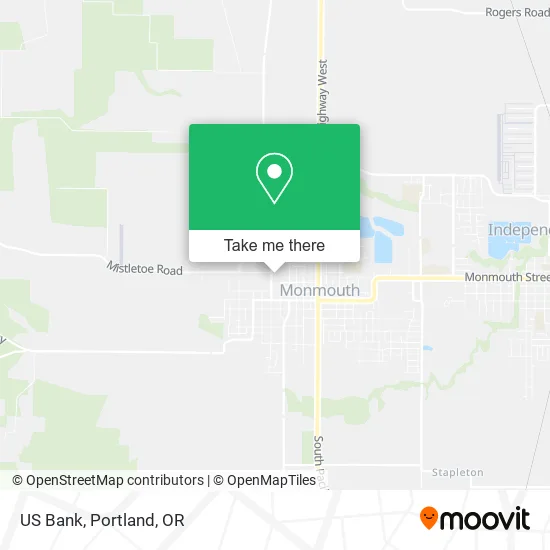 US Bank map