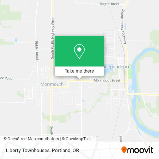 Mapa de Liberty Townhouses