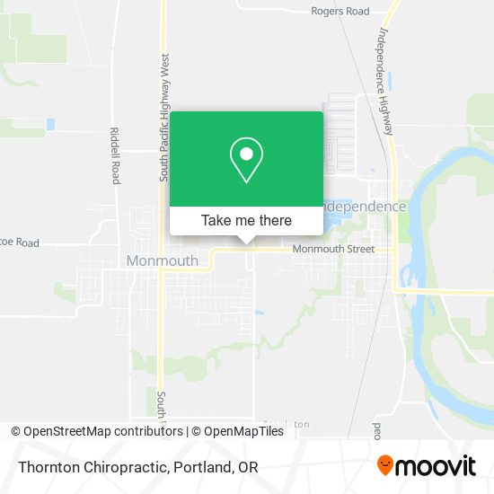 Mapa de Thornton Chiropractic