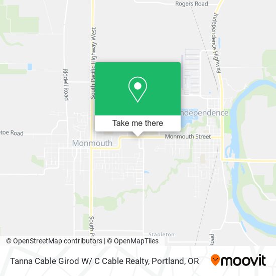 Tanna Cable Girod W/ C Cable Realty map