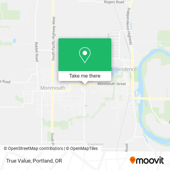 True Value map