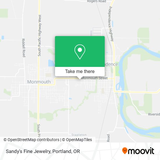 Mapa de Sandy's Fine Jewelry