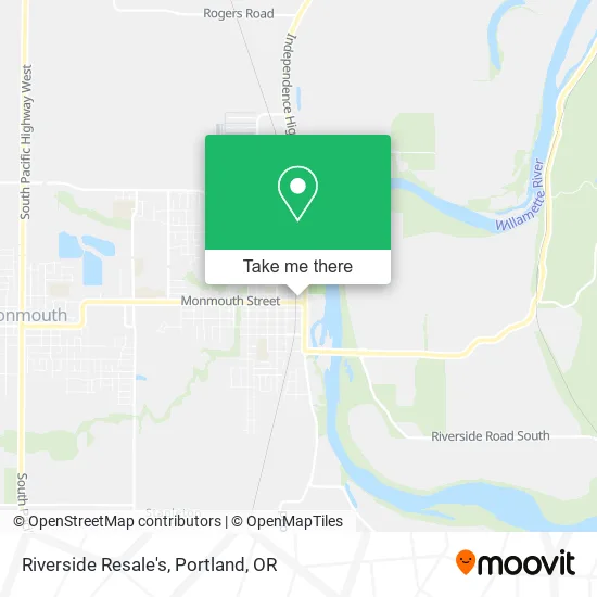 Riverside Resale's map