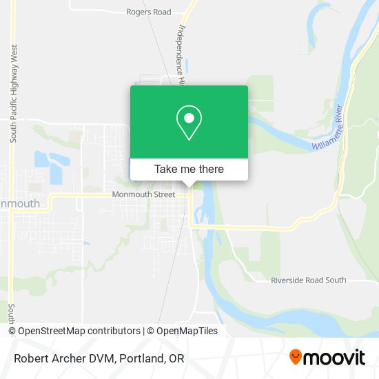 Robert Archer DVM map