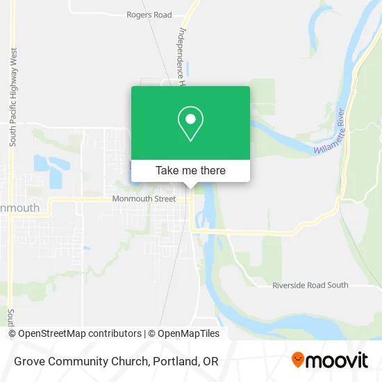 Grove Community Church map