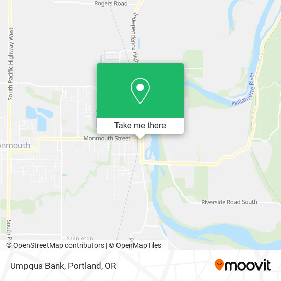 Umpqua Bank map