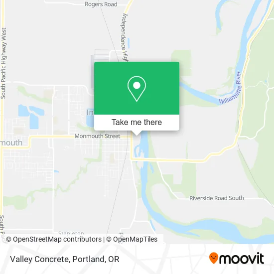 Valley Concrete map