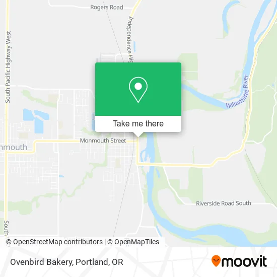 Ovenbird Bakery map