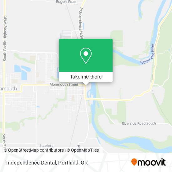 Independence Dental map