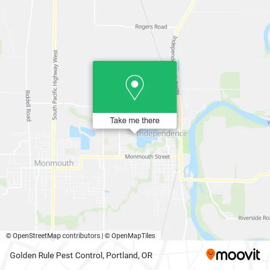 Golden Rule Pest Control map