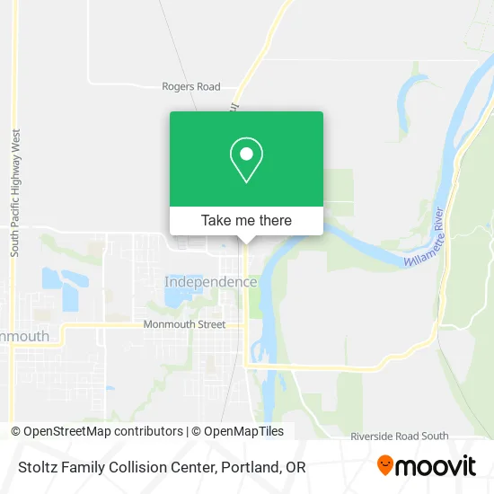 Stoltz Family Collision Center map
