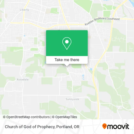 Church of God of Prophecy map