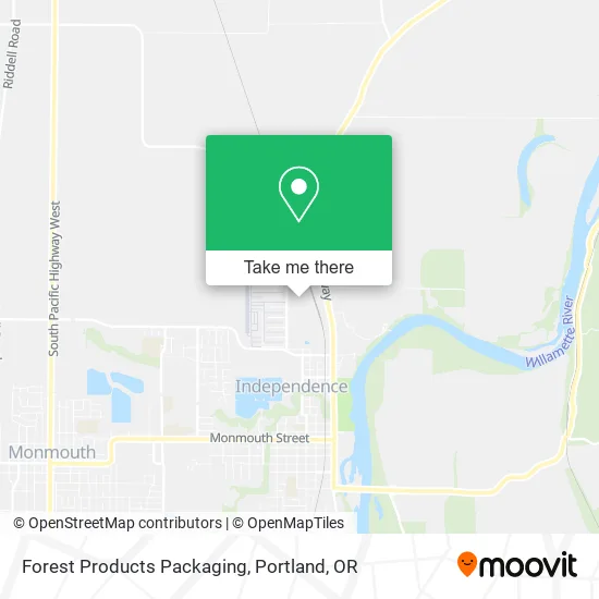 Forest Products Packaging map