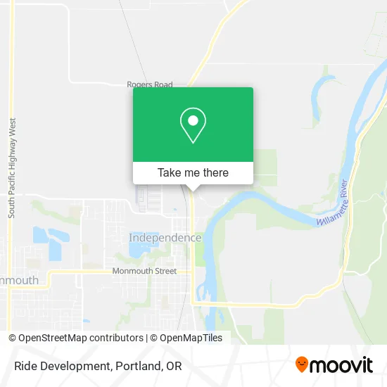 Ride Development map