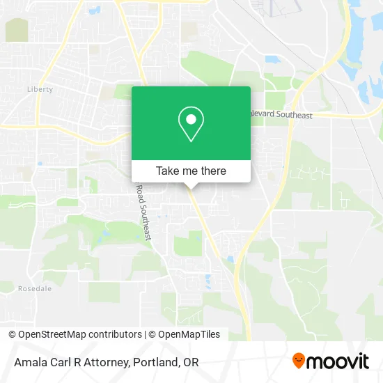 Amala Carl R Attorney map