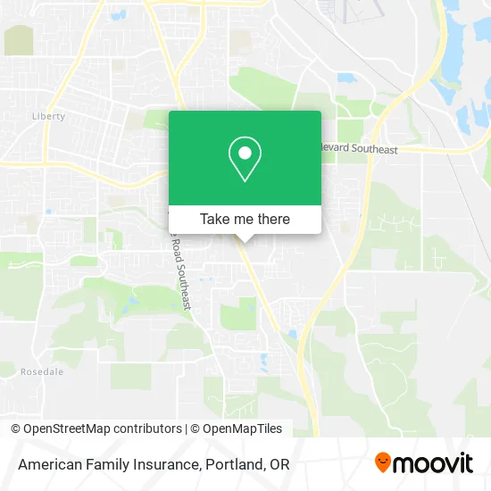 American Family Insurance map