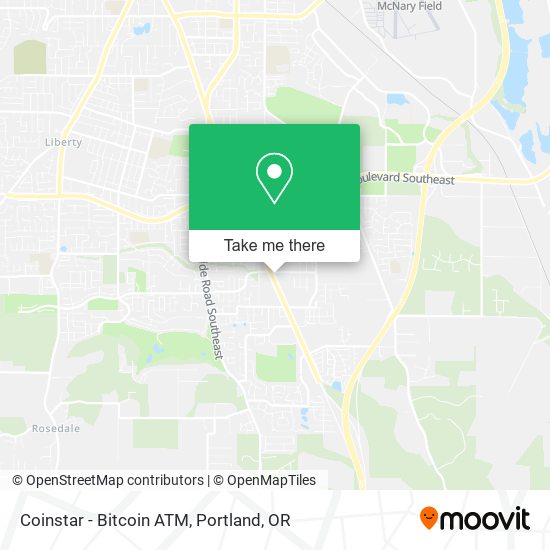 Mapa de Coinstar - Bitcoin ATM