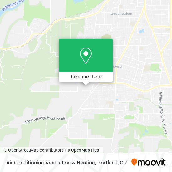 Air Conditioning Ventilation & Heating map