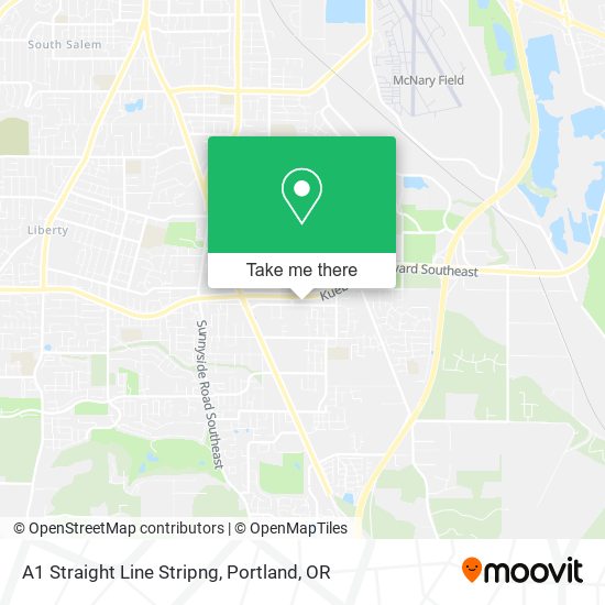 A1 Straight Line Stripng map