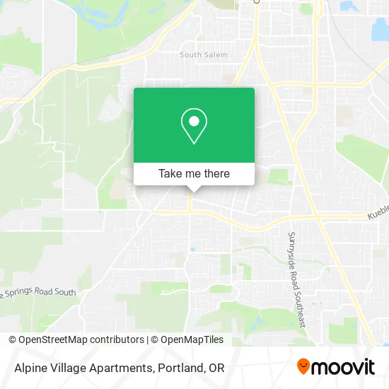 Alpine Village Apartments map