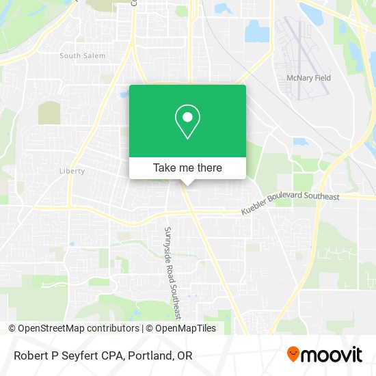 Robert P Seyfert CPA map