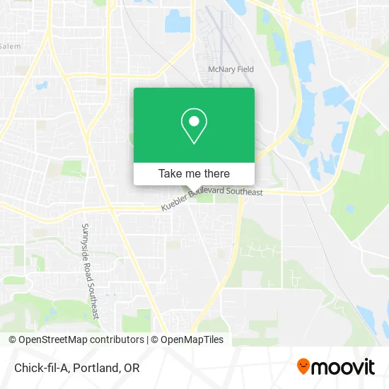 Chick-fil-A map
