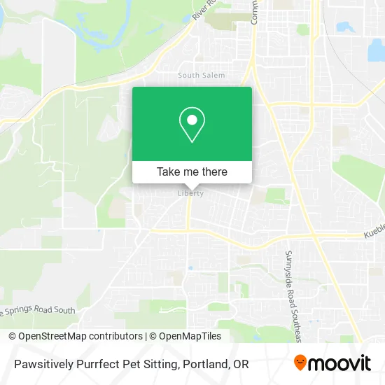 Mapa de Pawsitively Purrfect Pet Sitting