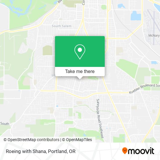Roeing with Shana map