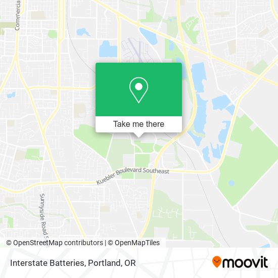 Interstate Batteries map