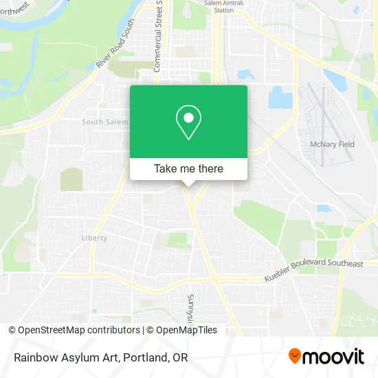 Rainbow Asylum Art map