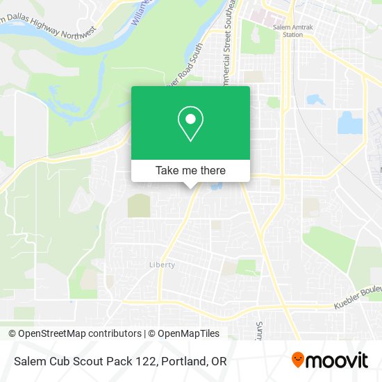 Salem Cub Scout Pack 122 map