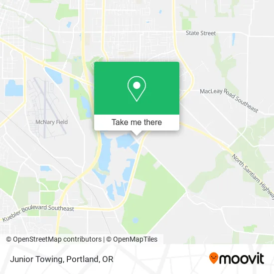 Junior Towing map