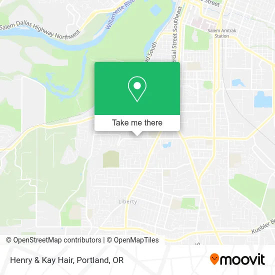 Henry & Kay Hair map