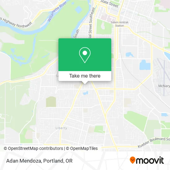 Adan Mendoza map