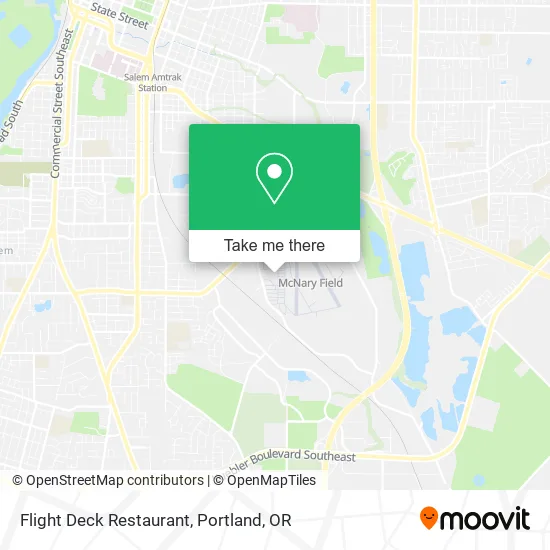 Flight Deck Restaurant map
