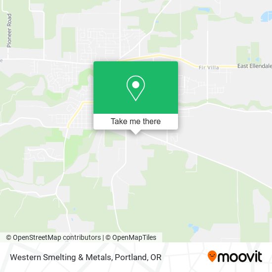 Western Smelting & Metals map